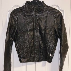 Zara leather jacket